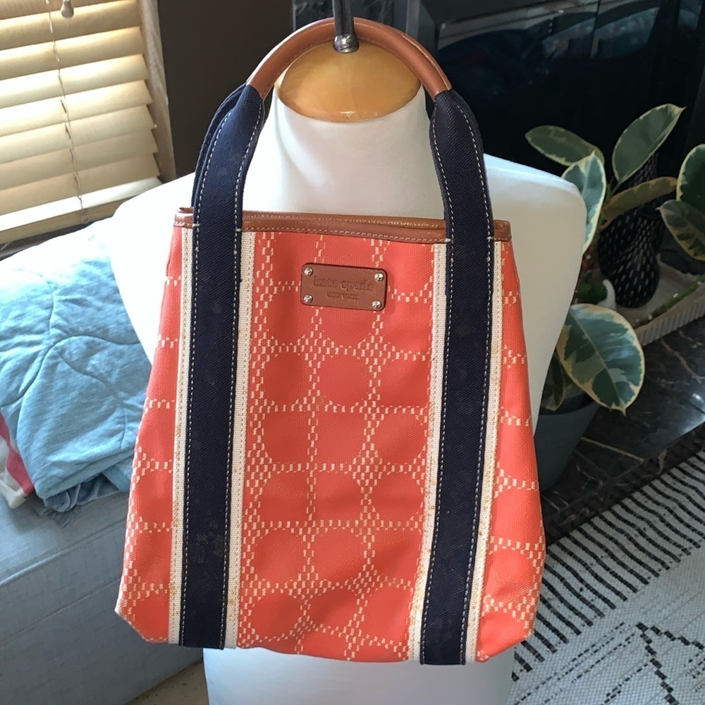Beautiful Well Loved Canvas Bag by Kate Spade ..